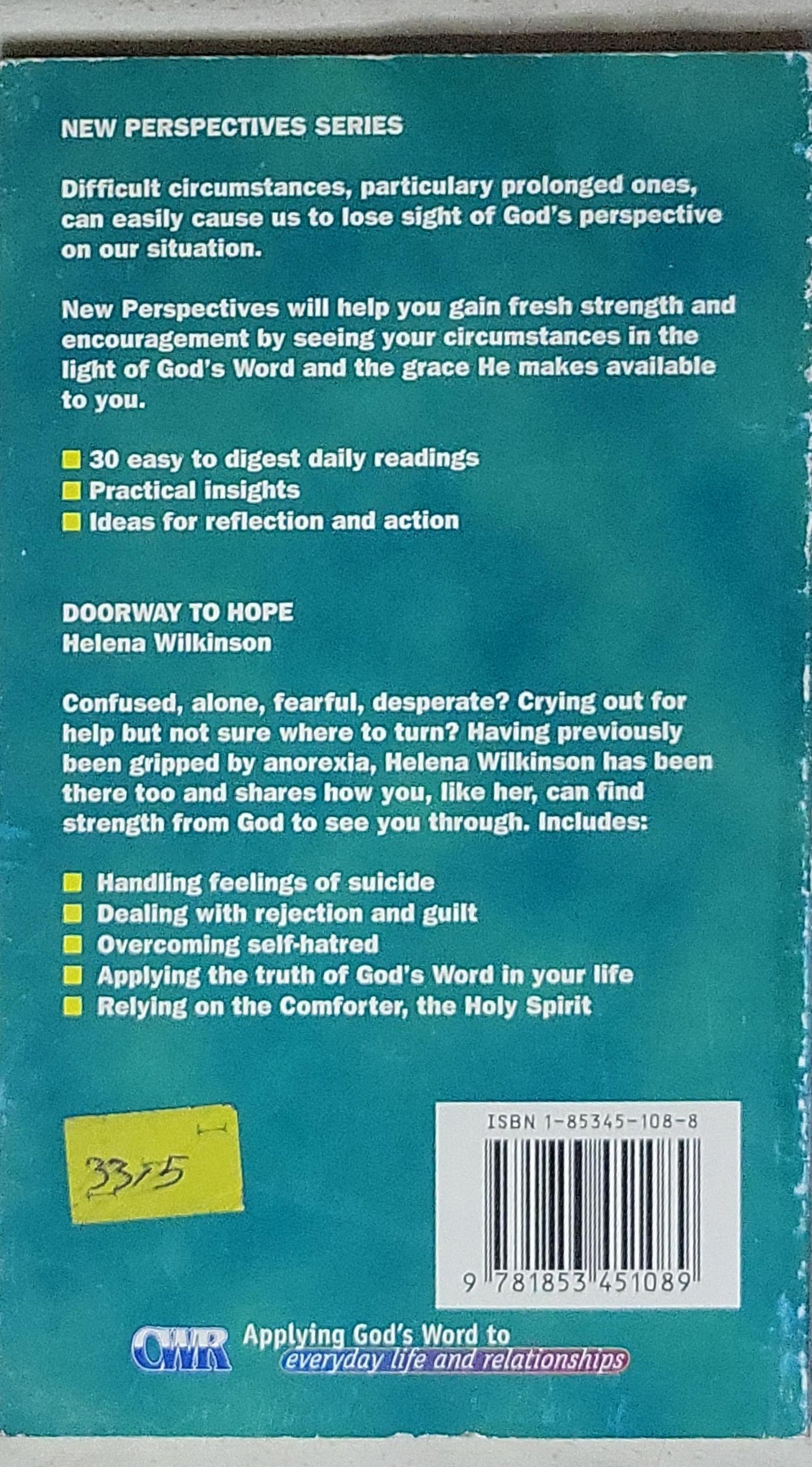 Doorway to HOPE: A Way Out of Despair: (New Perspectives Series)