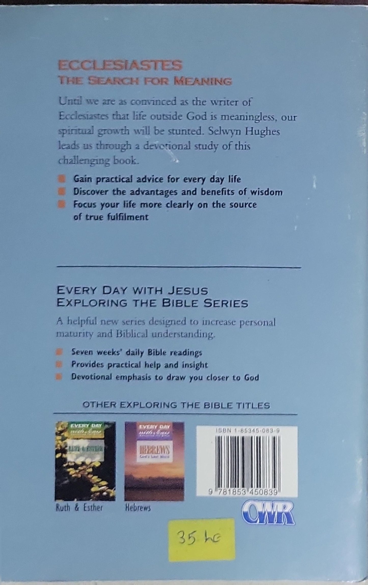 Ecclesiastes: The Search for Meaning