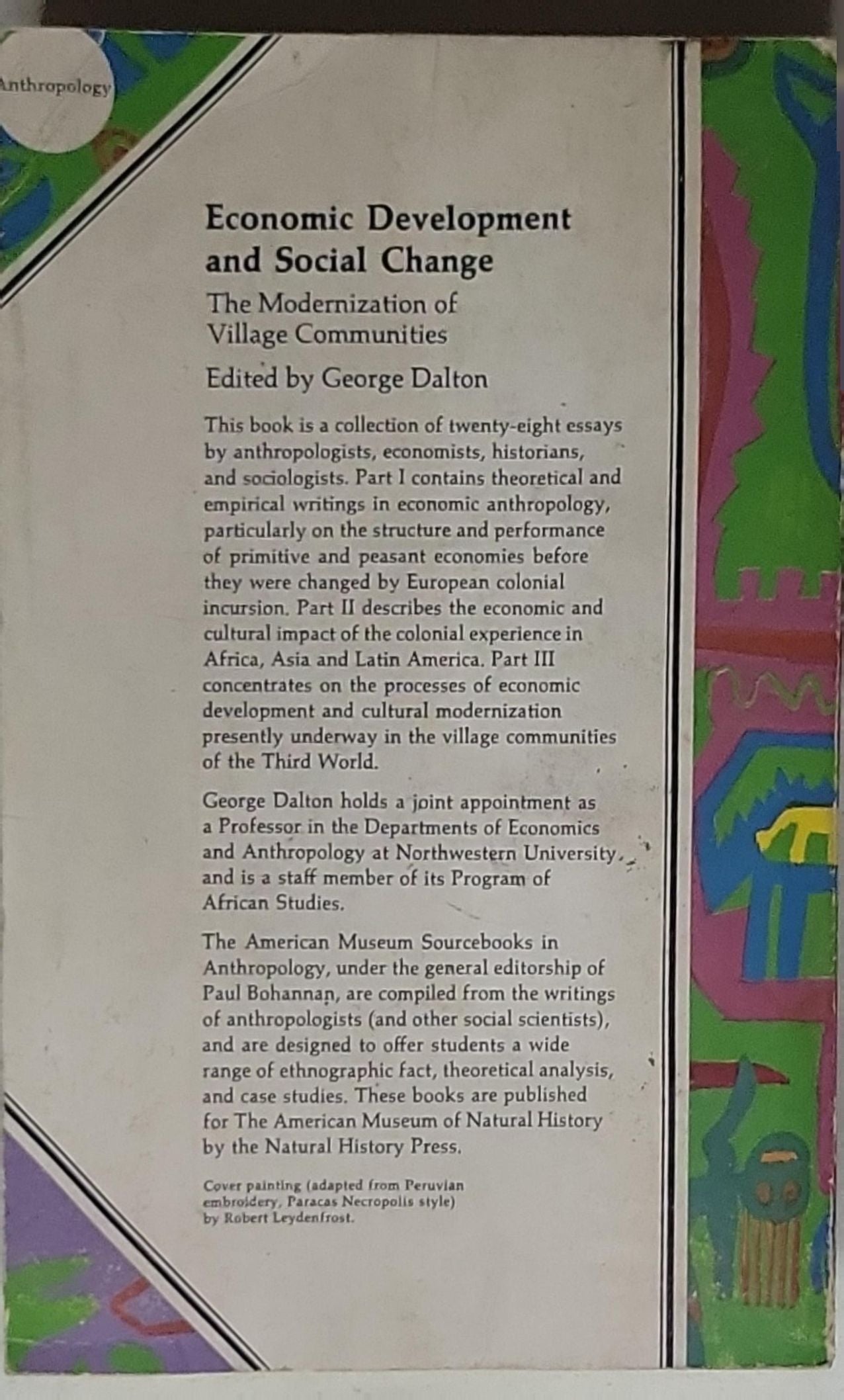 Economic development and social change ; the modernization of village communities.
