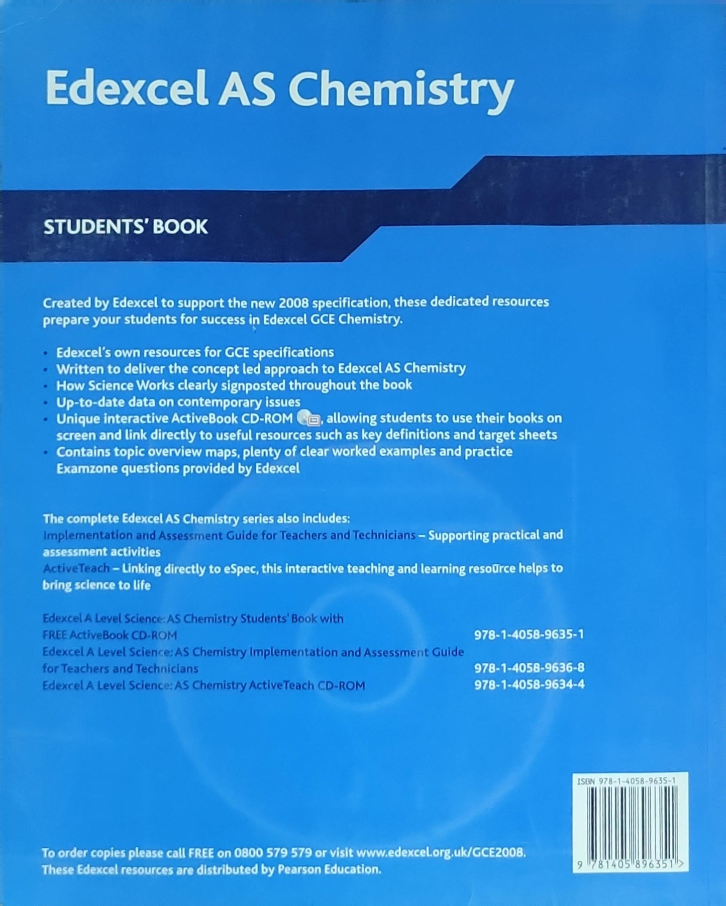 Edexcel AS Chemistry