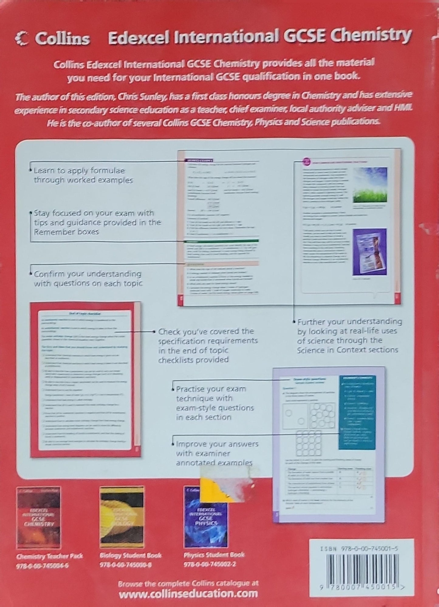 EDEXCEL INTERNATIONAL GCSE CHEMISTRY