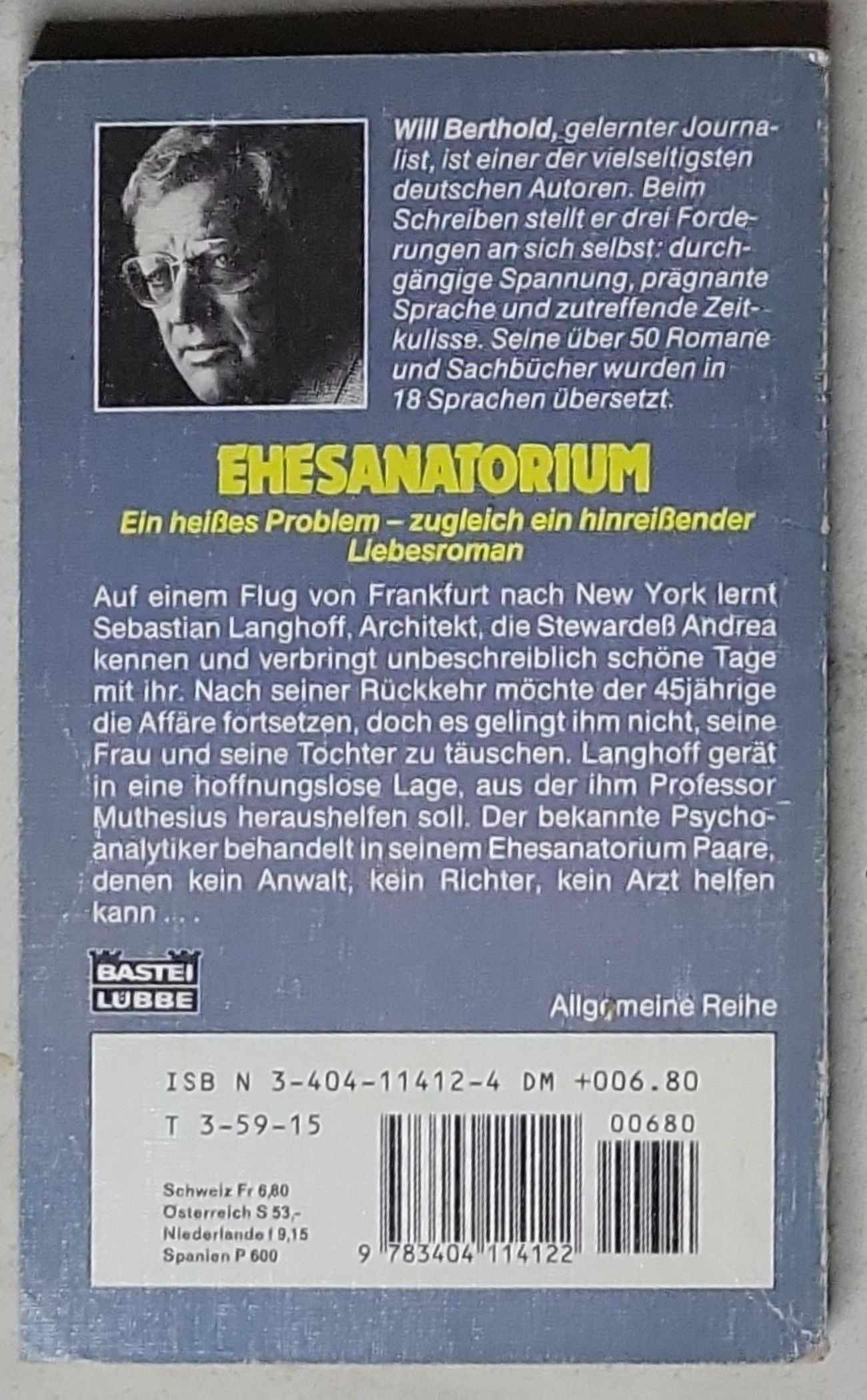 EHESANATORIUM: Ein heißes Problem – zugleich ein hinreißender Liebesroman