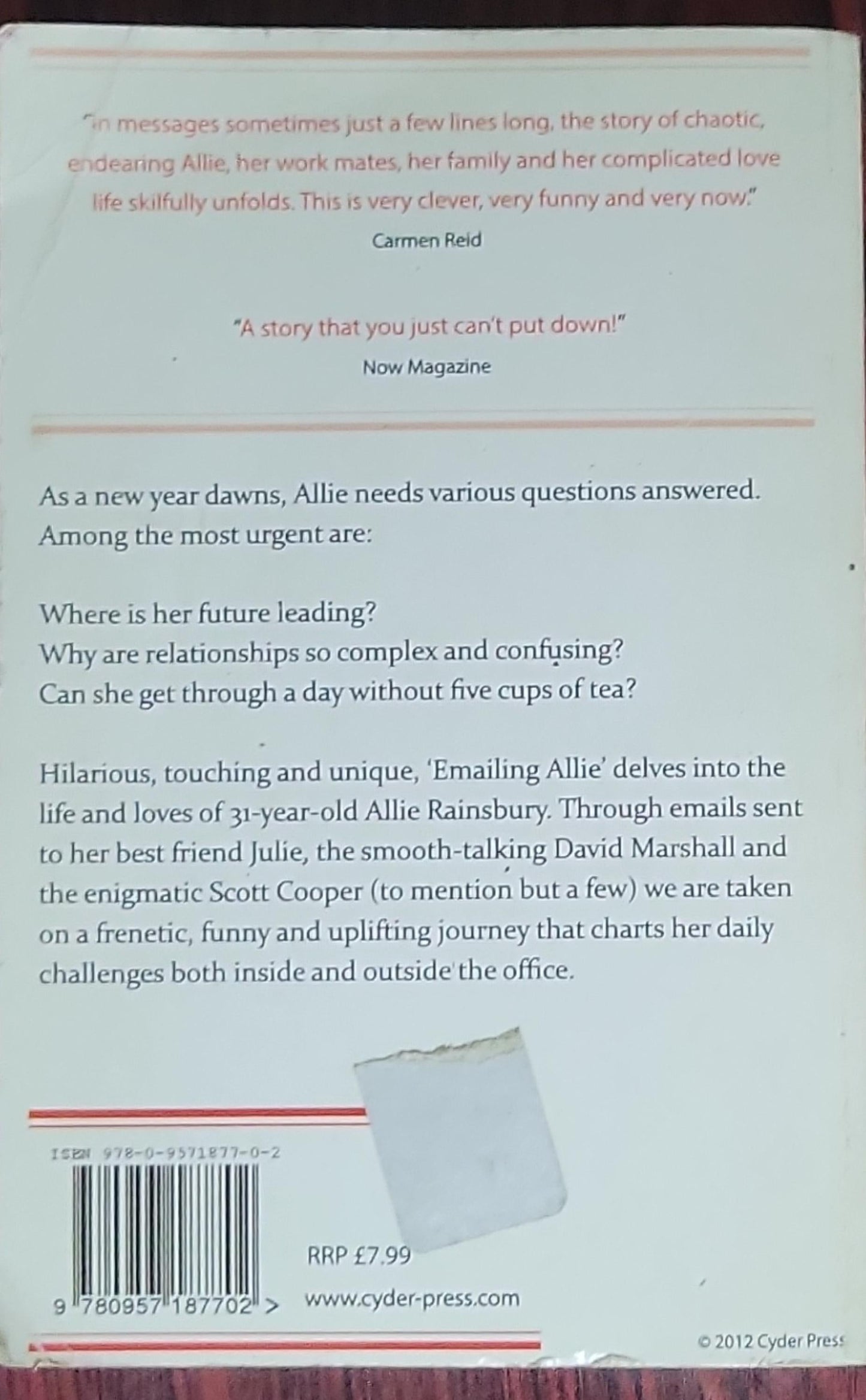 Emailing Allie