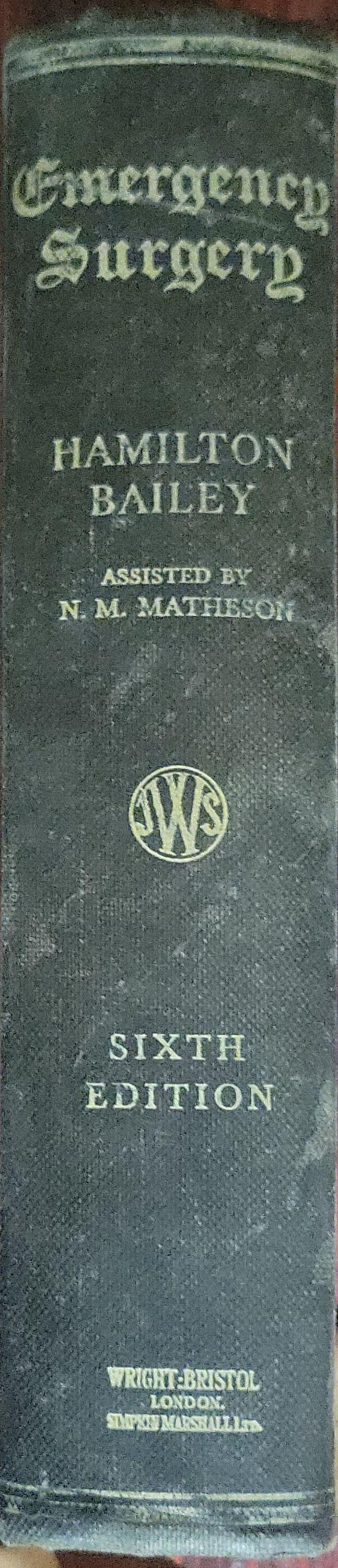 Emergency surgery Hardcover – Import, January 1, 1953 by Hamilton BAILEY (Author)