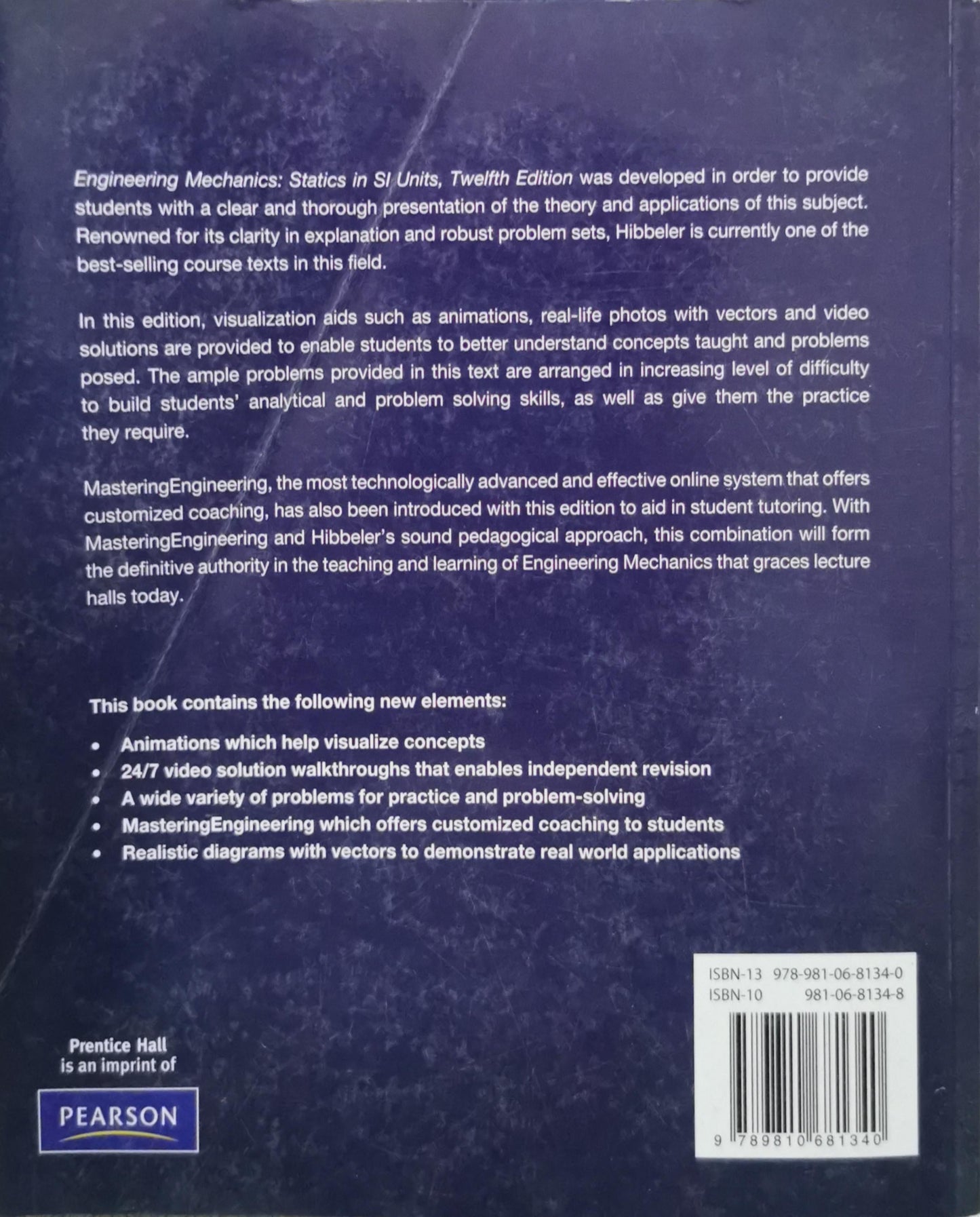 Engineering Mechanics: Statics: in SI Units, Twelfth Edition By R. C. Hibbeler