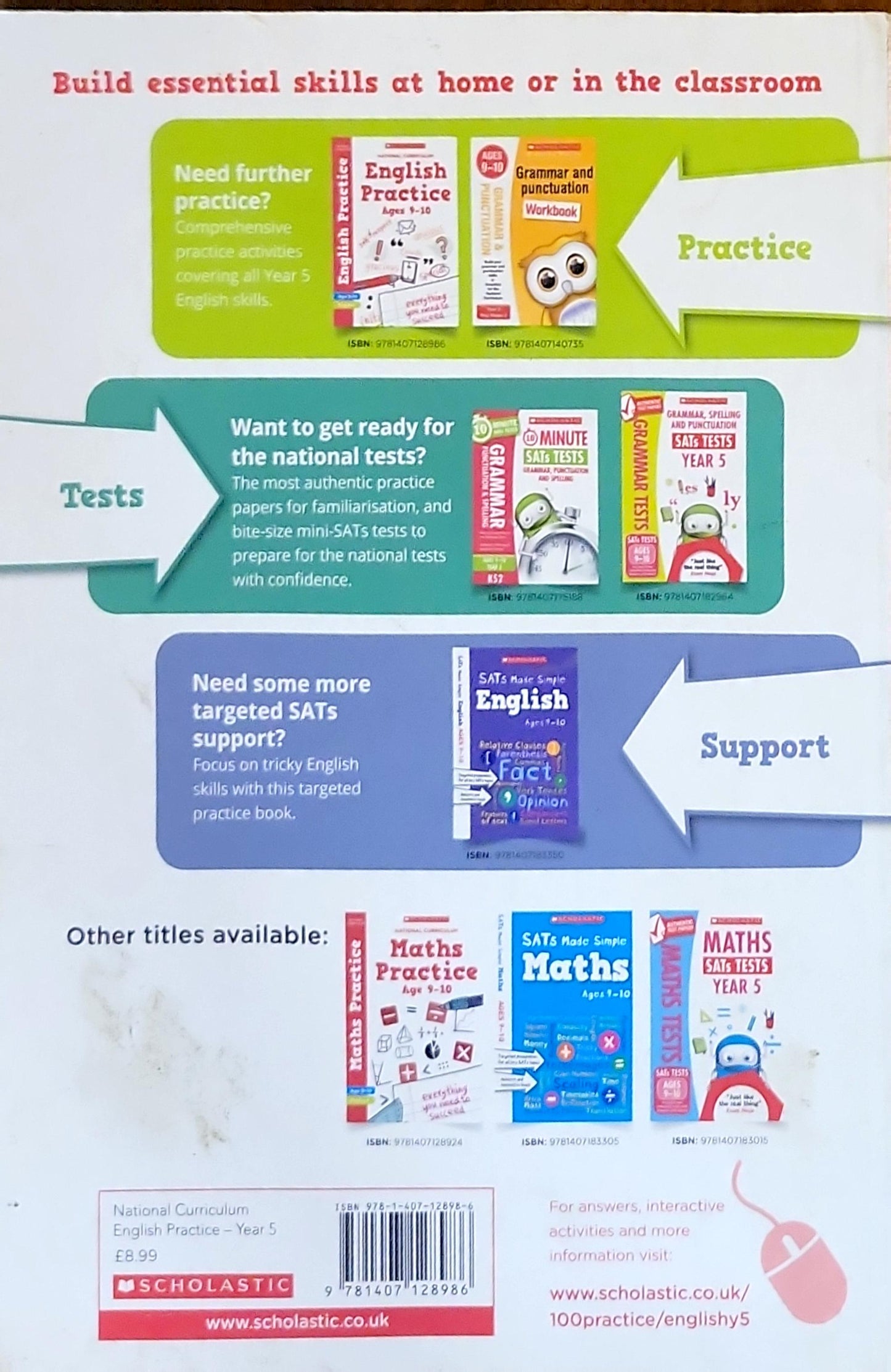 English Practice: Ages 9-10