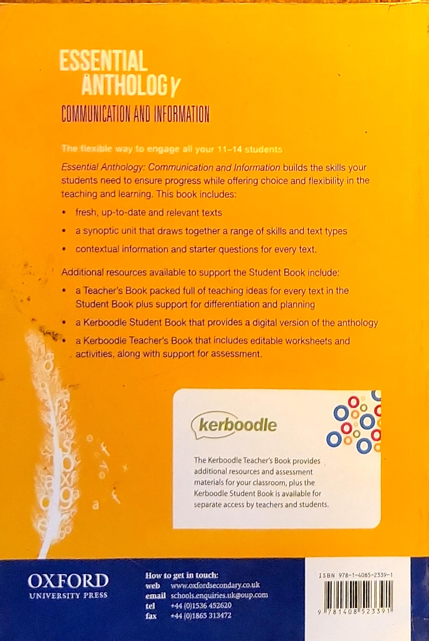 ESSENTIAL ANTHOLOGY: COMMUNICATION AND INFORMATION