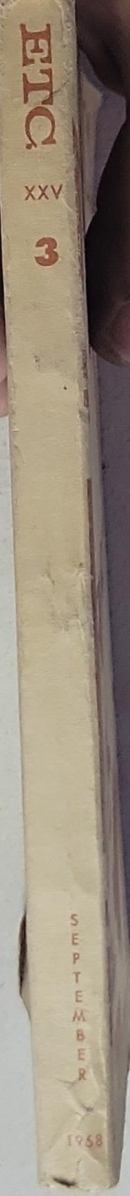 ETC.: XXV:3 (September 1968)