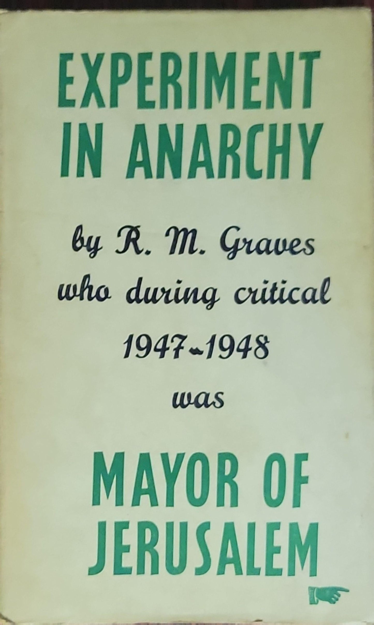 Experiment in Anarchy