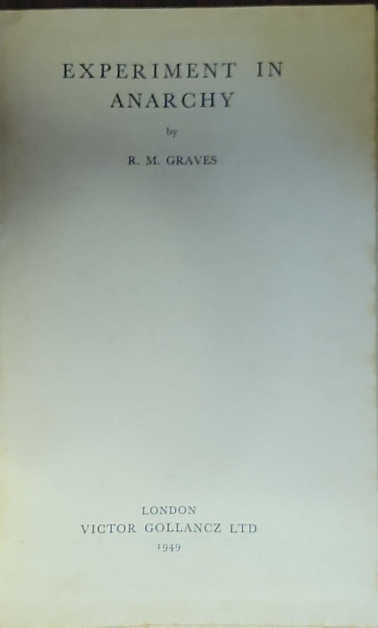 Experiment in Anarchy