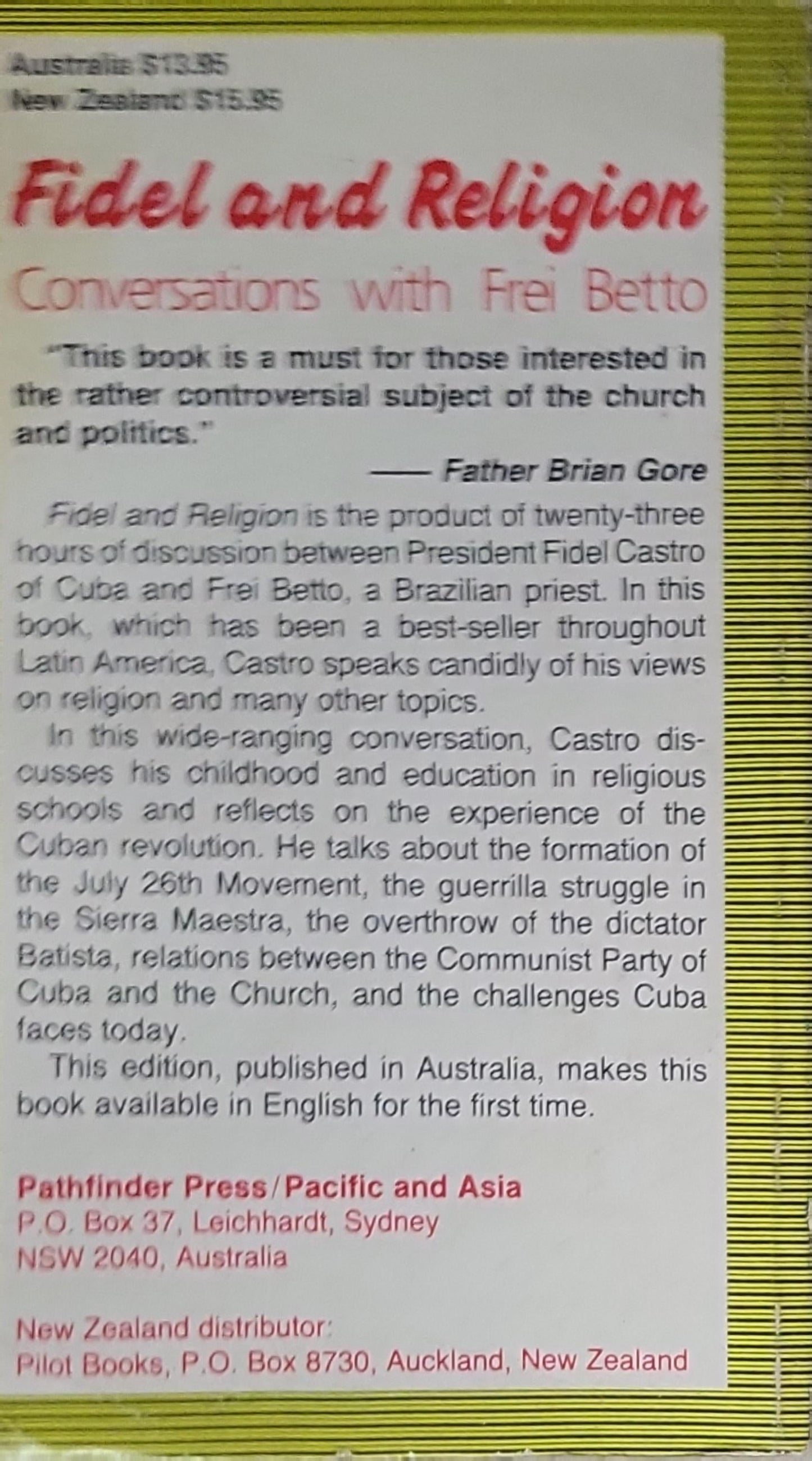Fidel and Religion: Conversations with Frei Betto