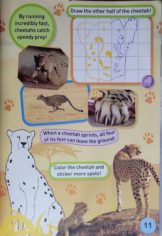 Fierce Animals: Sticker Activity Book