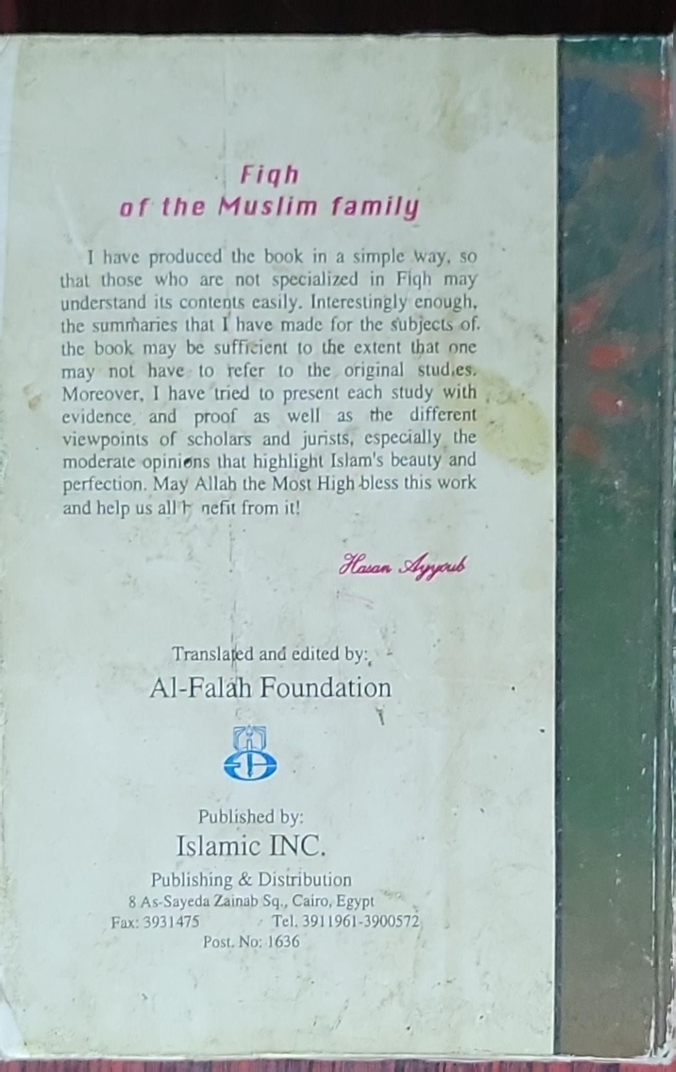 Fiqh of the Muslim Family: A Manual Book in Islamic Jurisprudence