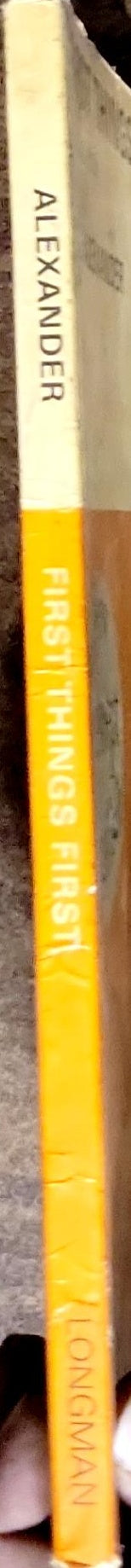 First Things First