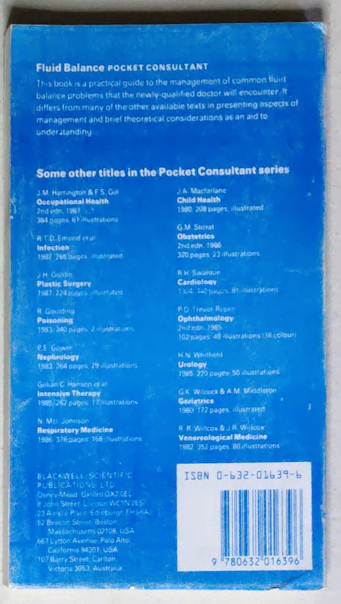 Fluid Balance: Pocket Consultant