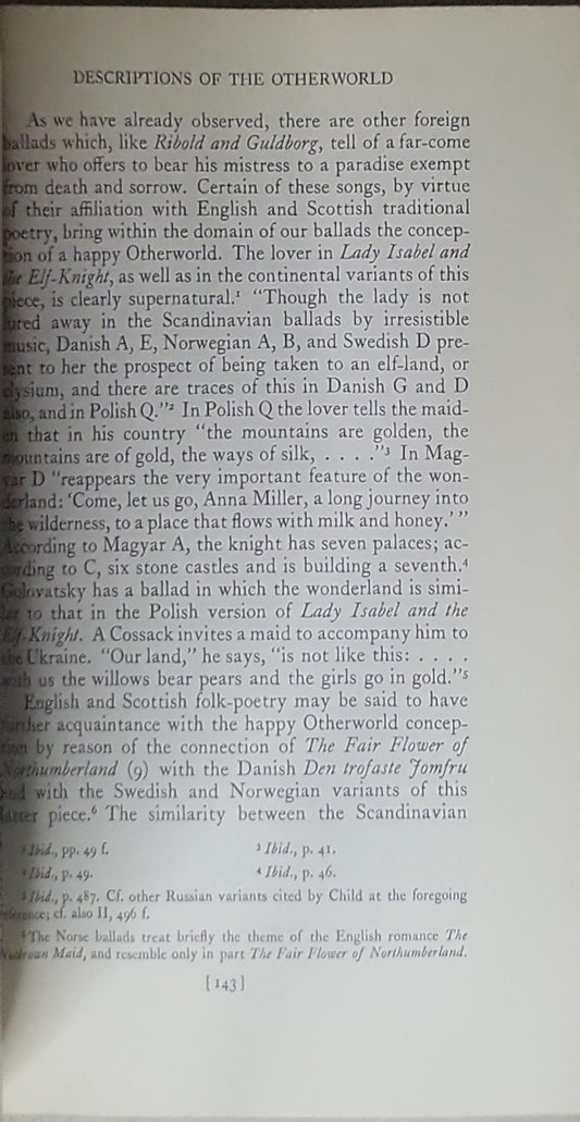 FOLKLORE IN THE ENGLISH AND SCOTTISH BALLADS