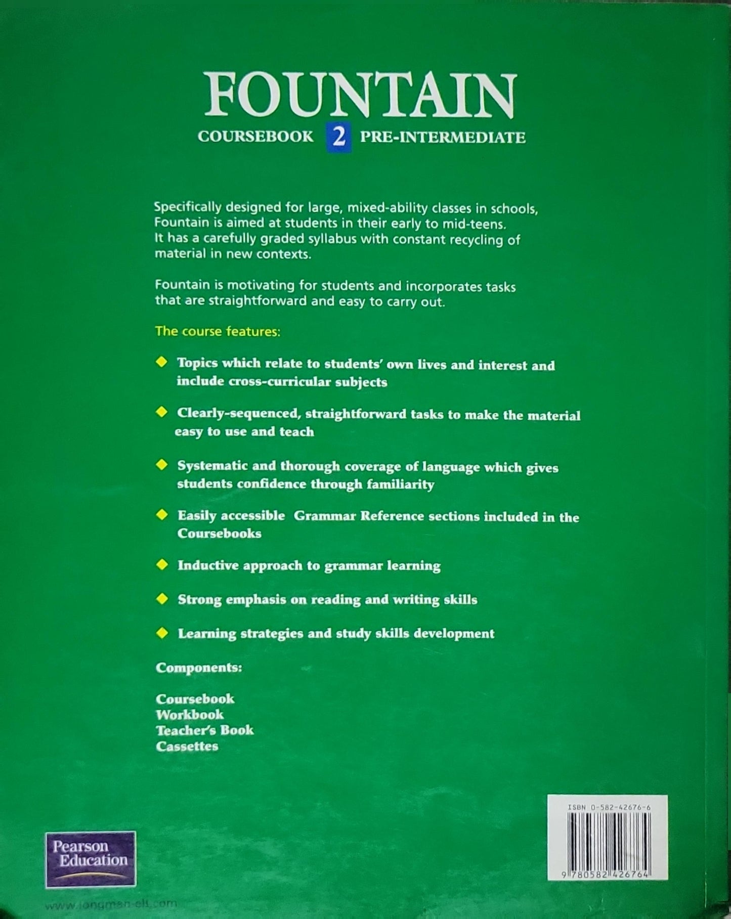 FOUNTAIN: COURSEBOOK 2 PRE-INTERMEDIATE By Jim Lawley and Helen O'Neill
