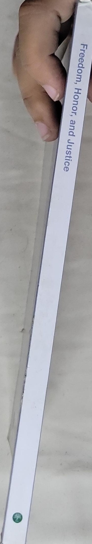 Freedom, Honor, and Justice