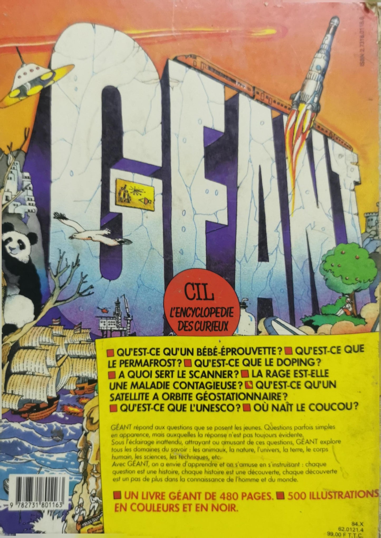 Géant l'encyclopédie des curieux: L'encyclopédie des curieux By Collectif