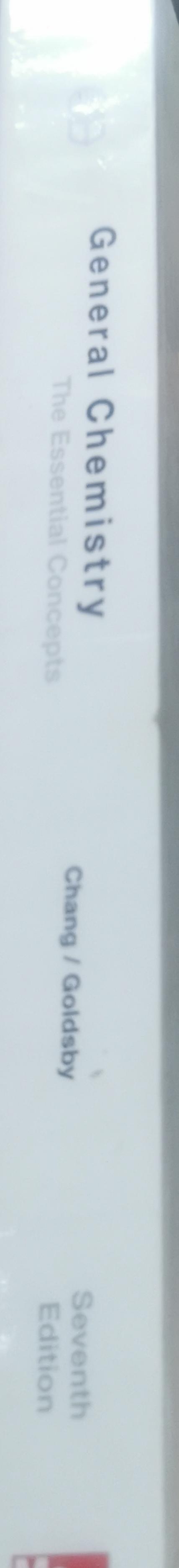 General Chemistry: The Essential Concepts By Chang and Goldsby