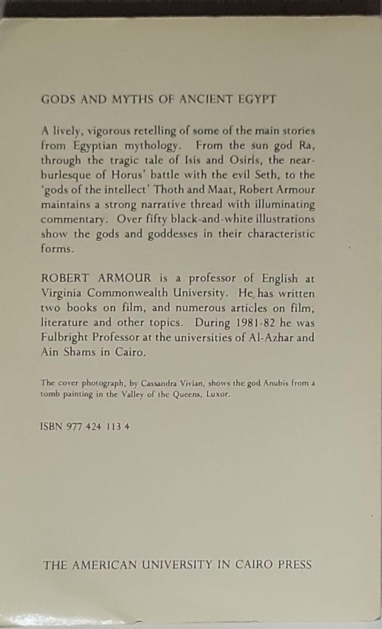 Gods and Myths of Ancient Egypt