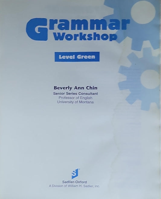 Grammar Workshop: Level Green