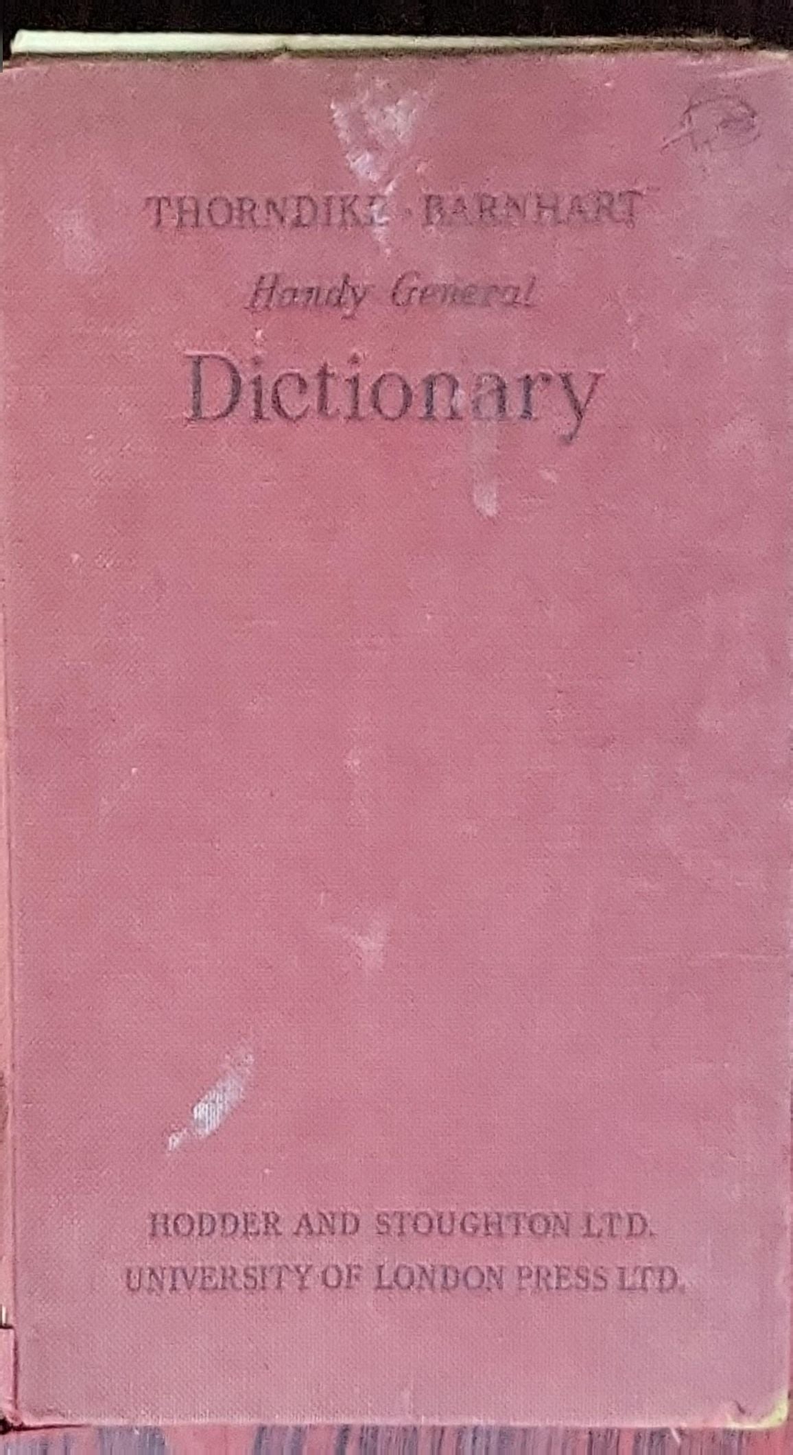Handy General Dictionary: Thorndike Barnhart (edited by Clarence L. Barnhart)