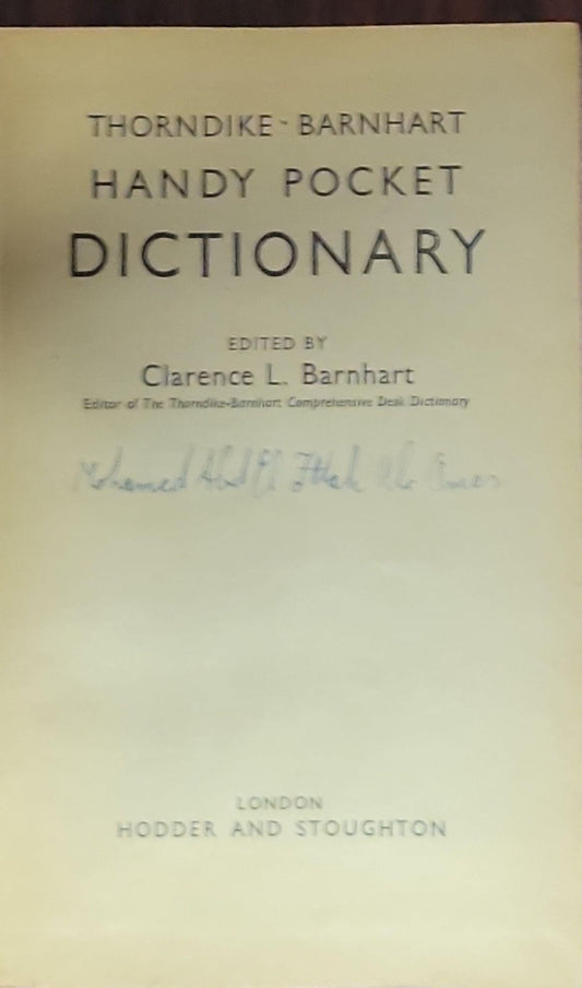 Handy Pocket Dictionary