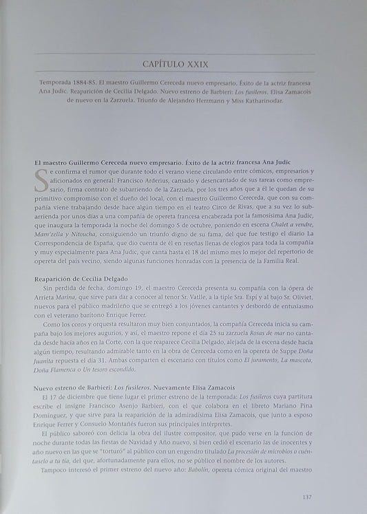 Historia del Teatro de la Zarzuela de Madrid: Tomo Primero 1856-1909