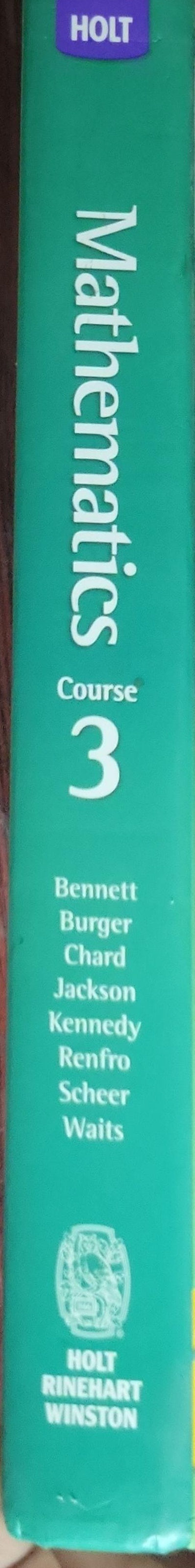 Holt Mathematics: Course 3