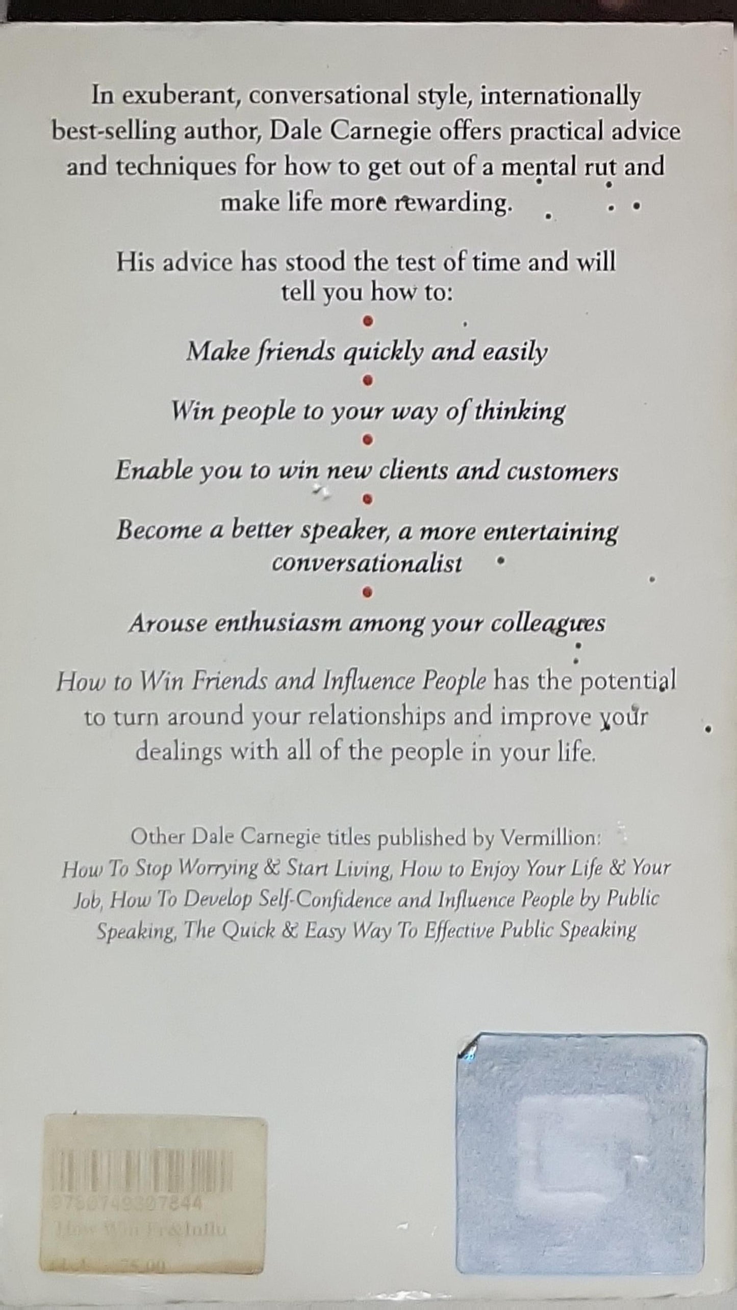 How to Win Friends and Influence People: Vermilion Life Essentials edition