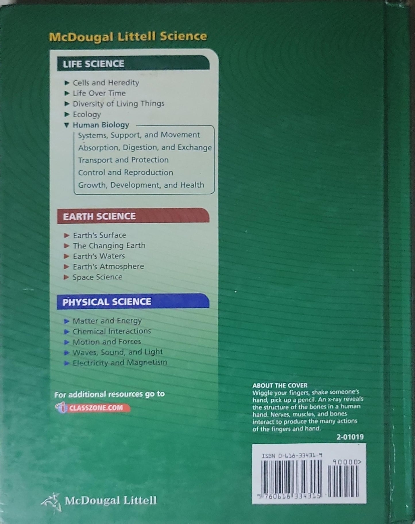 Human Biology: McDougal Littell Science