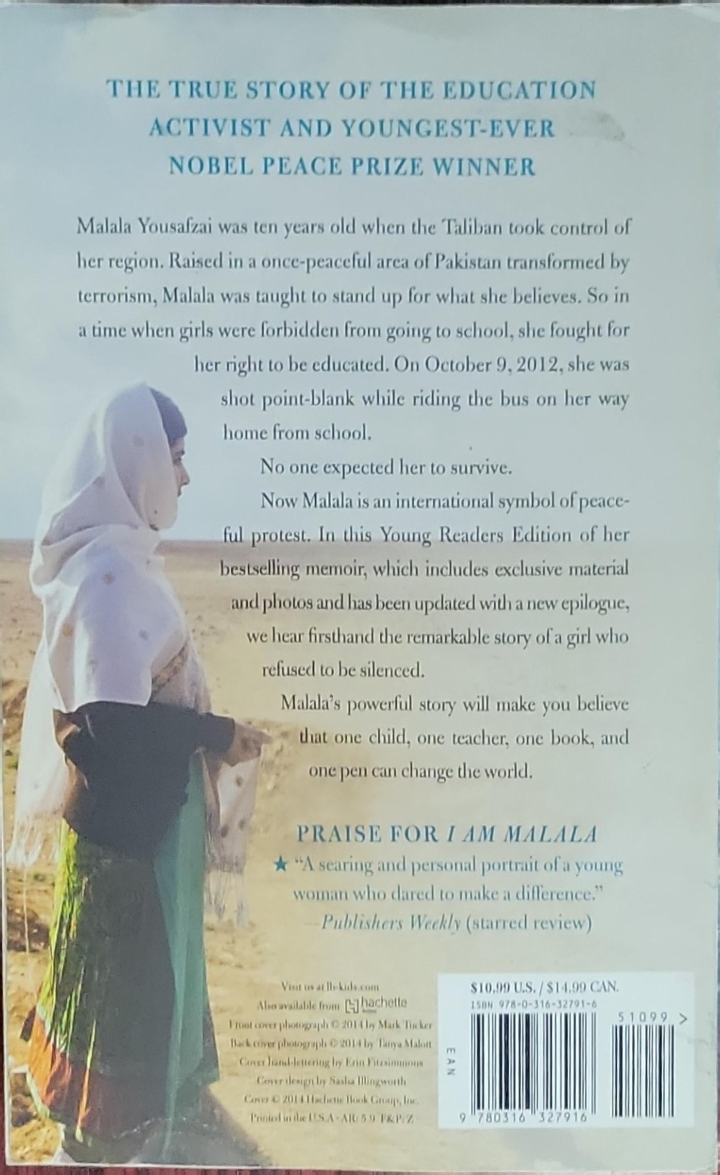 I Am Malala: How One Girl Stood Up for Education and Changed the World