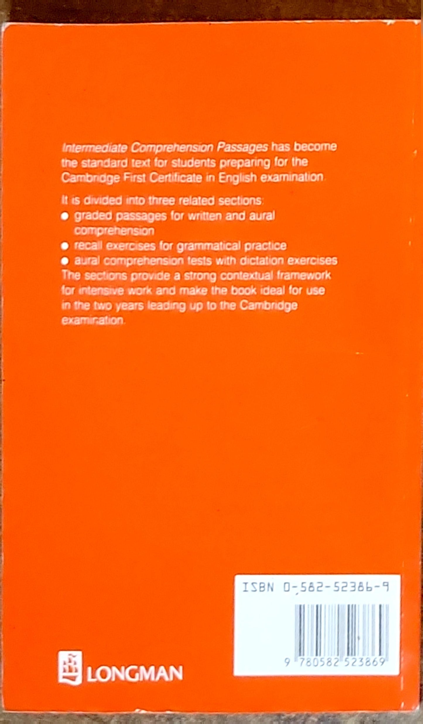 INTERMEDIATE COMPREHENSION PASSAGES: with recall exercises and aural comprehension tests
