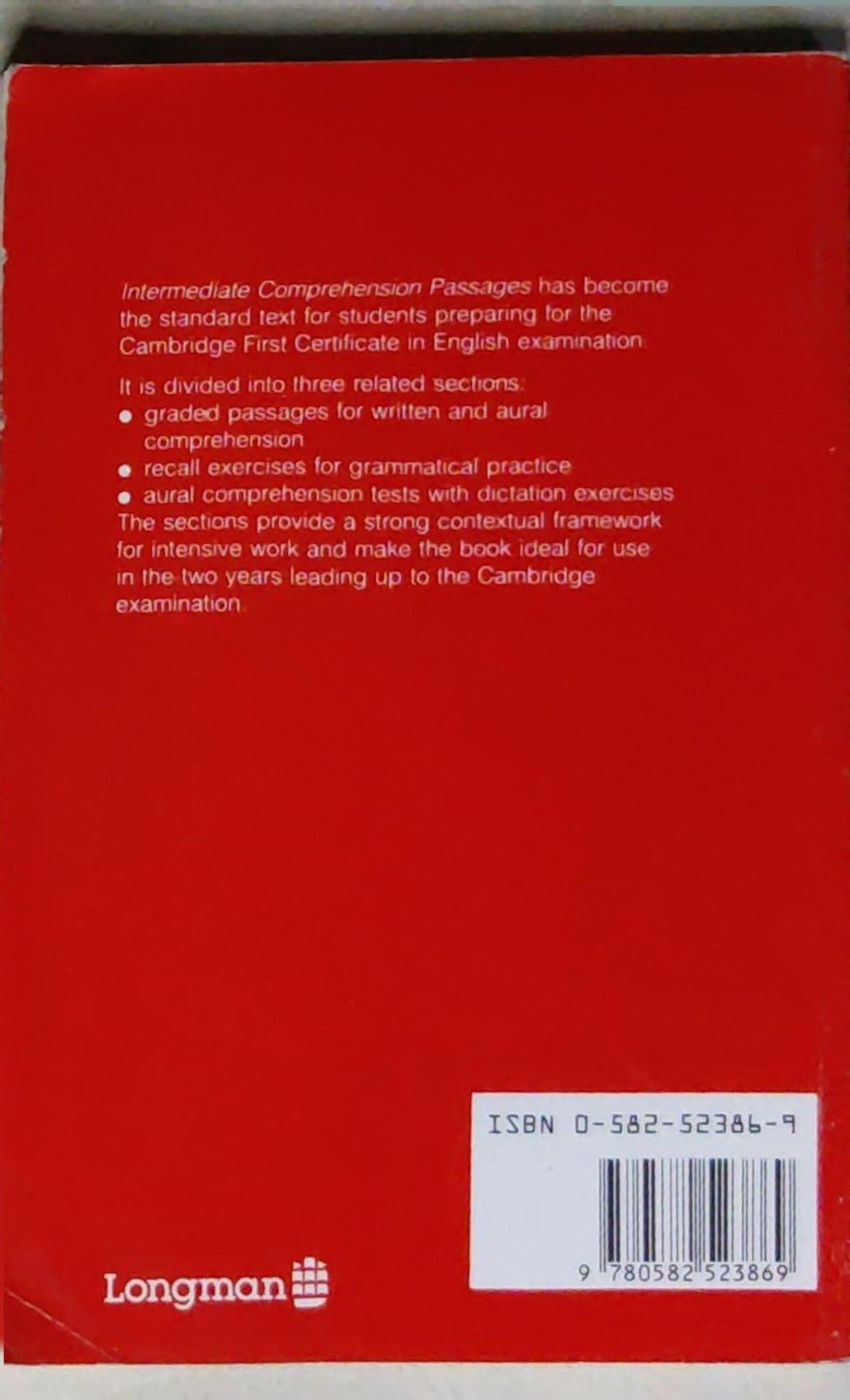 Intermediate Comprehension Passages: with recall exercises and aural comprehension tests