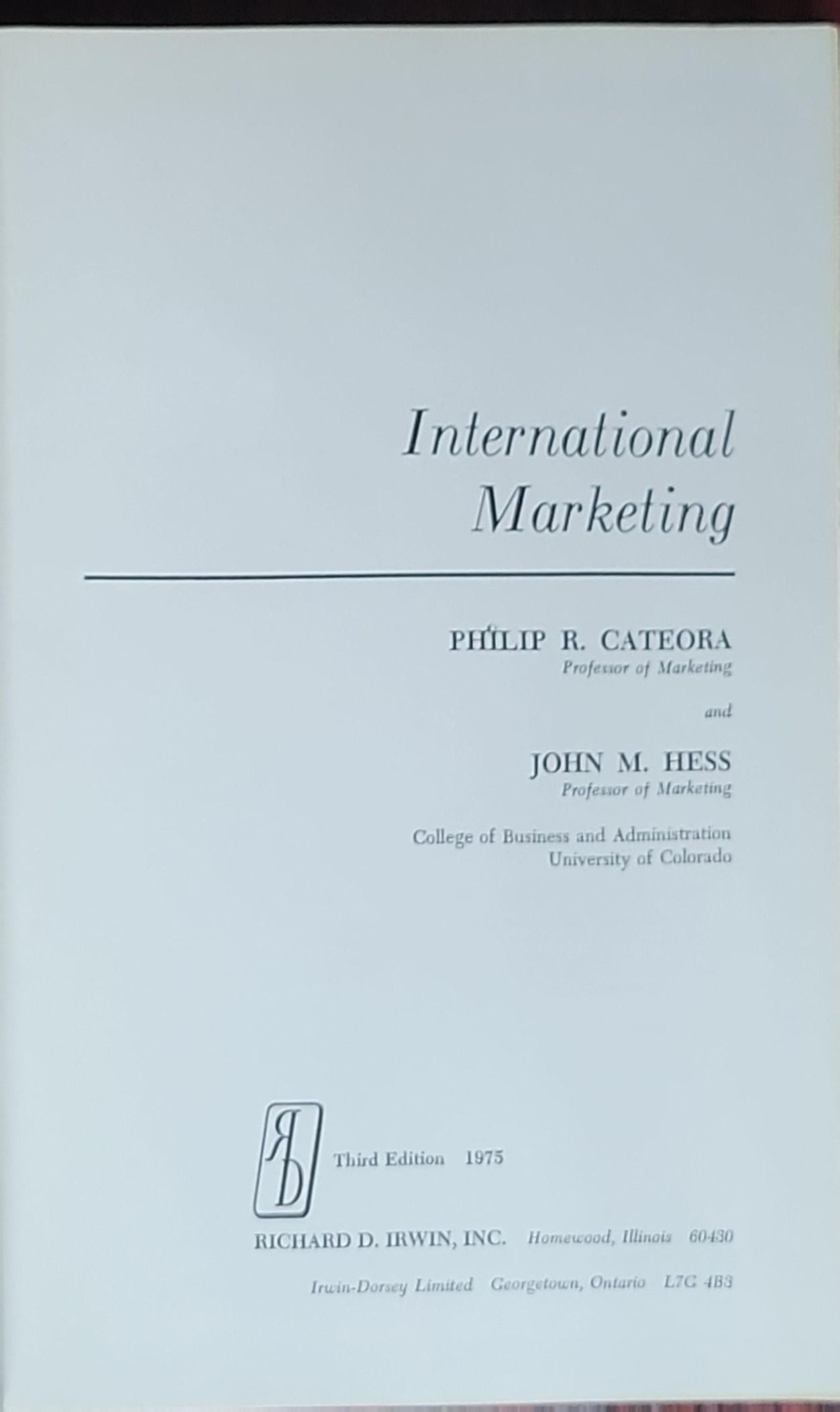 International Marketing
