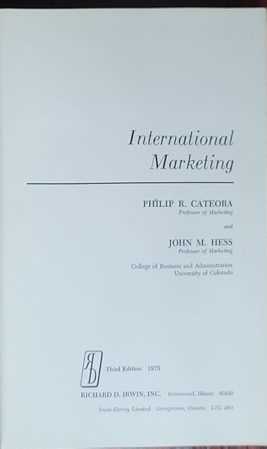 International Marketing