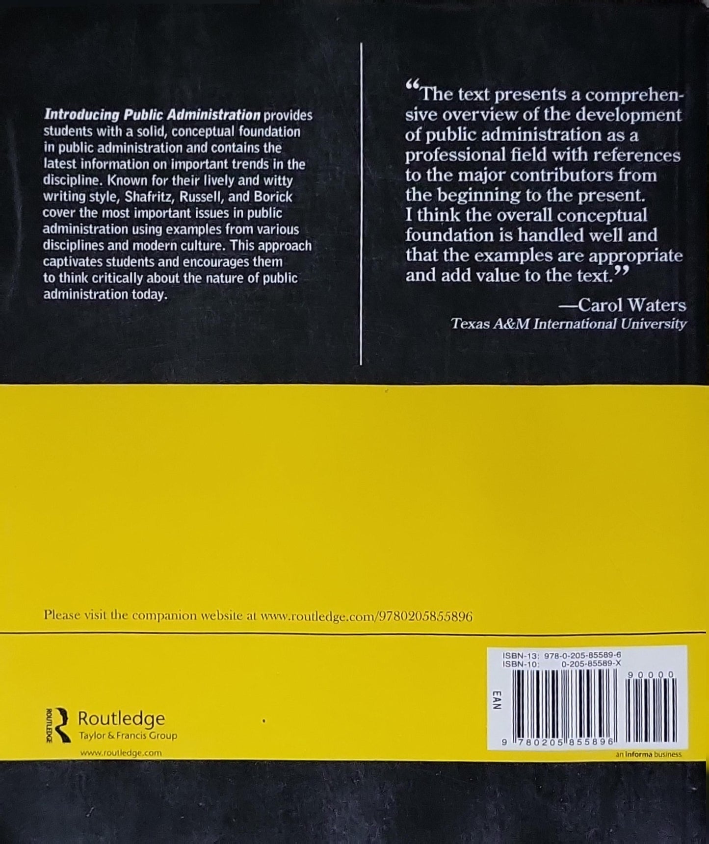 Introducing Public Administration: Edition No. 08