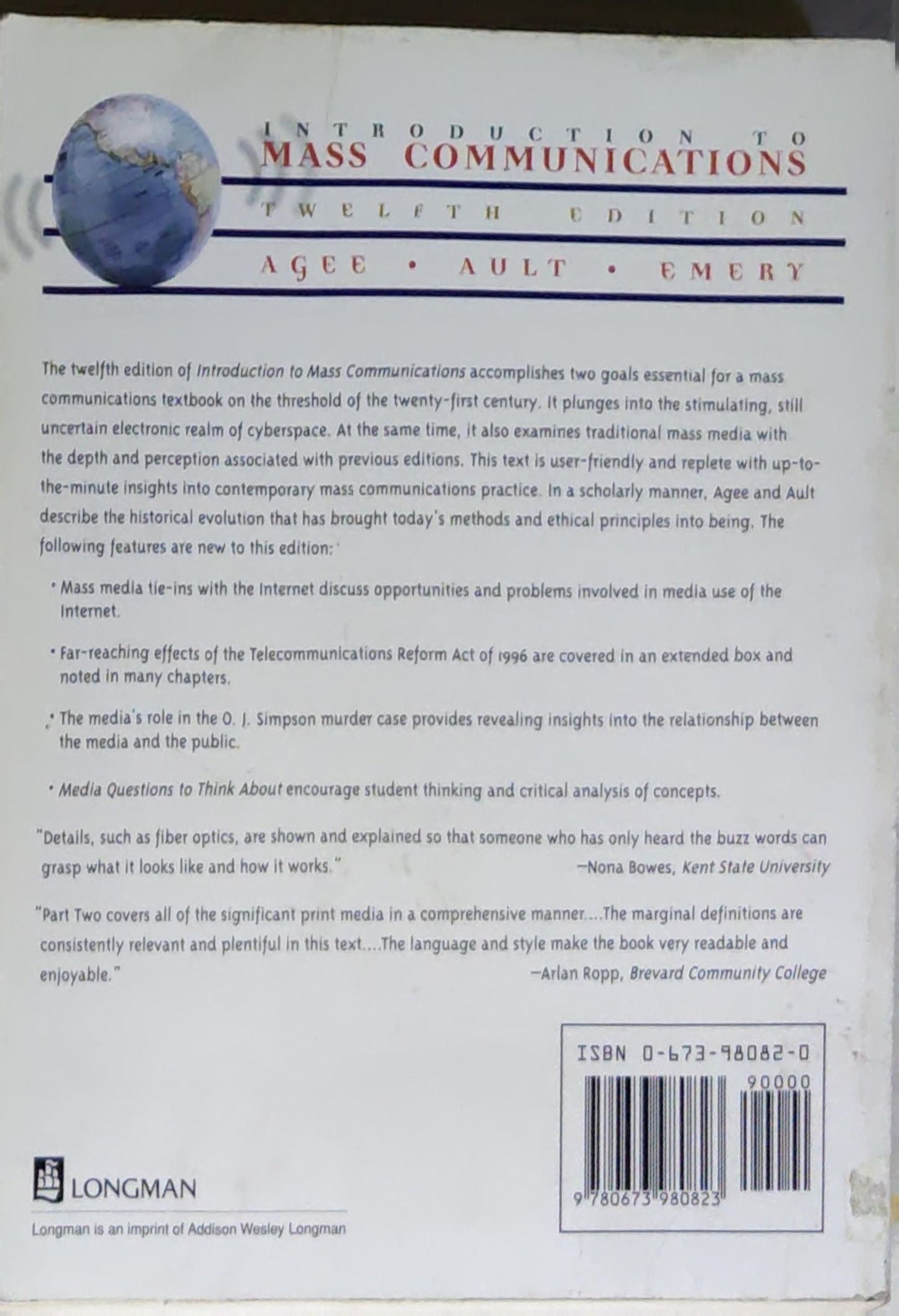 Introduction to Mass Communications: Twelfth Edition