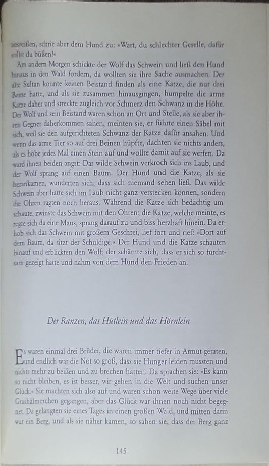 KINDER- UND HAUSMÄRCHEN