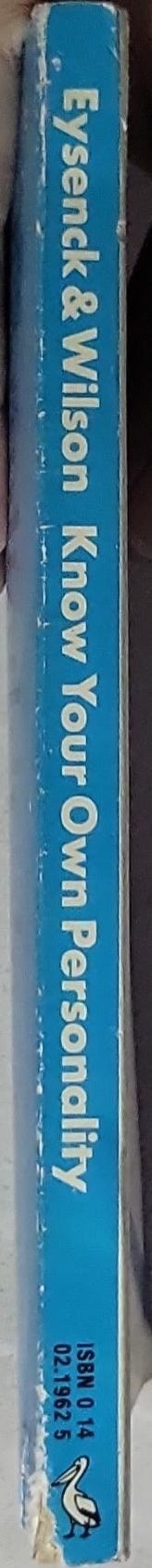 Know Your Own Personality