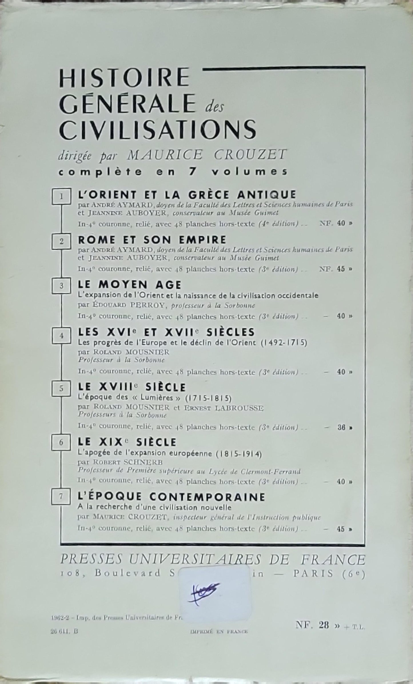 LA CRISE EUROPÉENNE ET LA PREMIÈRE GUERRE MONDIALE