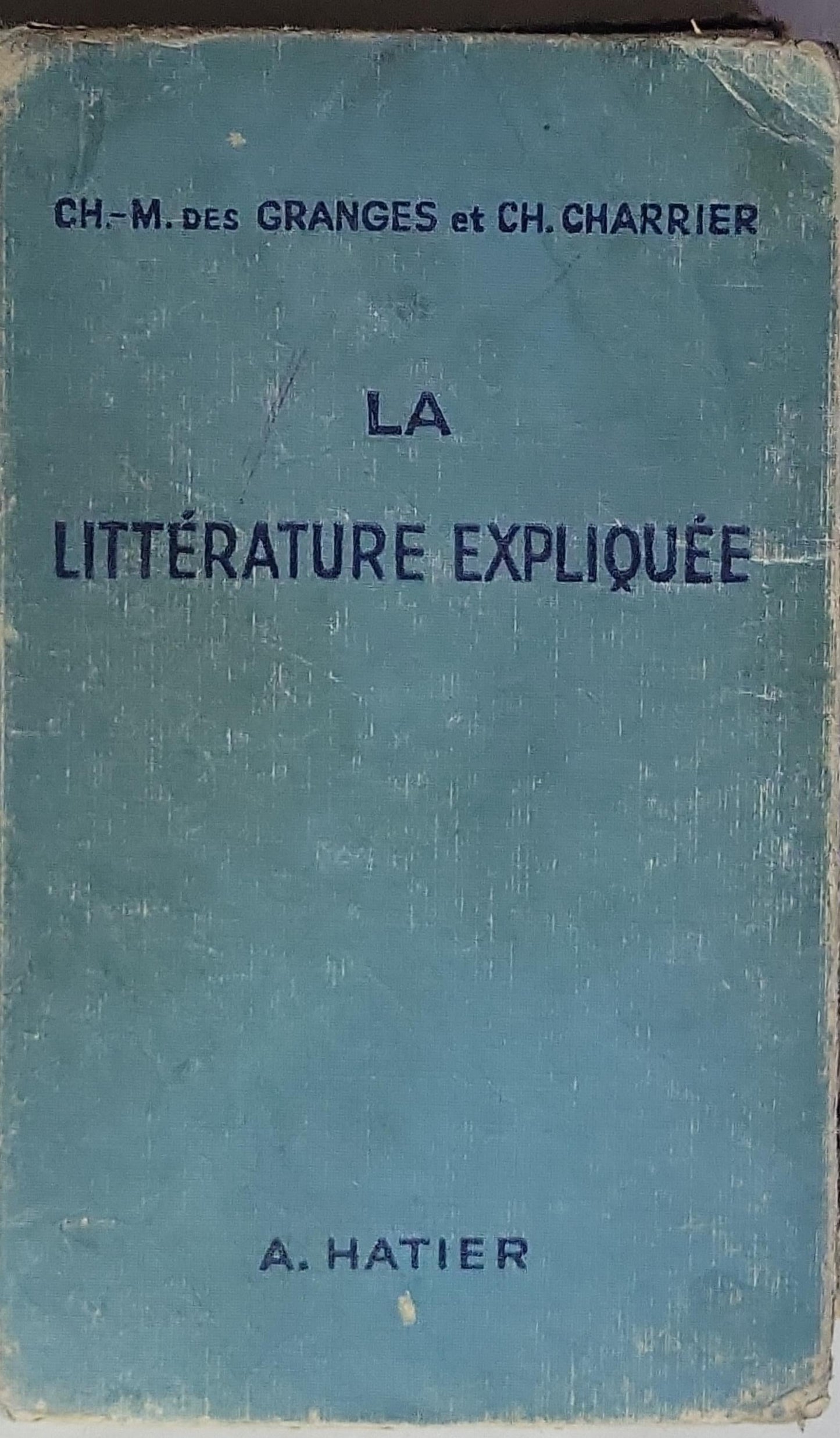 LA LITTÉRATURE EXPLOUÉE