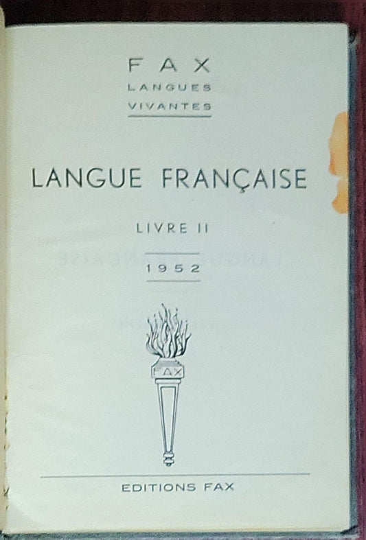 Langue Française: Livre II