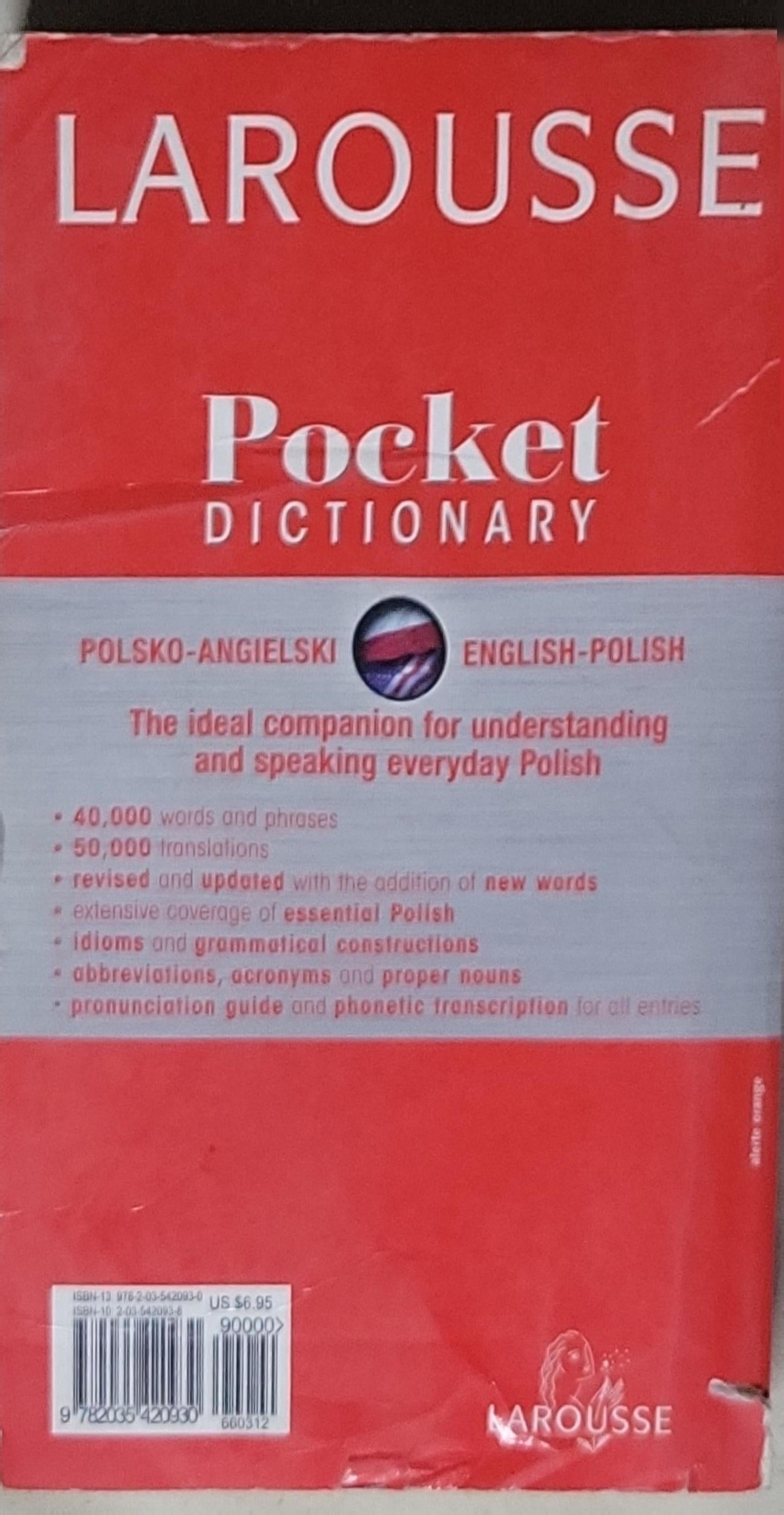 Larousse Pocket Dictionary: Polish-English, English-Polish / Polsko-Angielski, Angielsko-Polski (New Edition)
