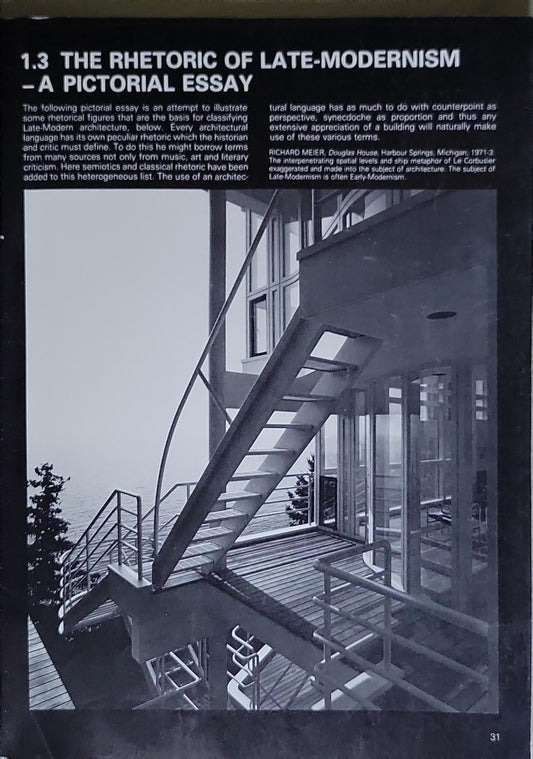 Late-Modern Architecture: (Academy Editions, London, 1980)