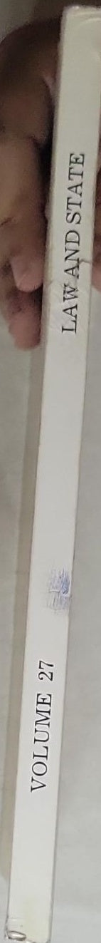 Law and State: A Biannual Collection of Recent German Contributions to These Fields