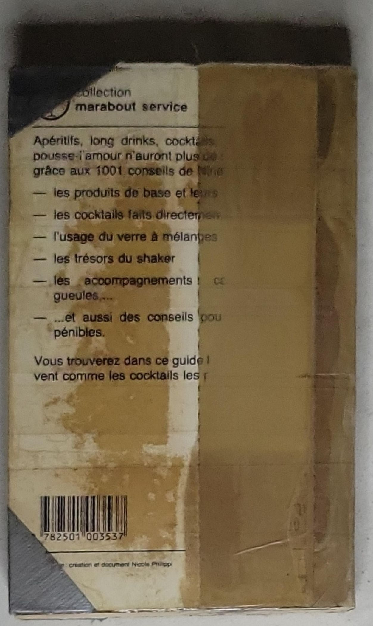Le guide marabout des cocktails et boissons alcoolisées