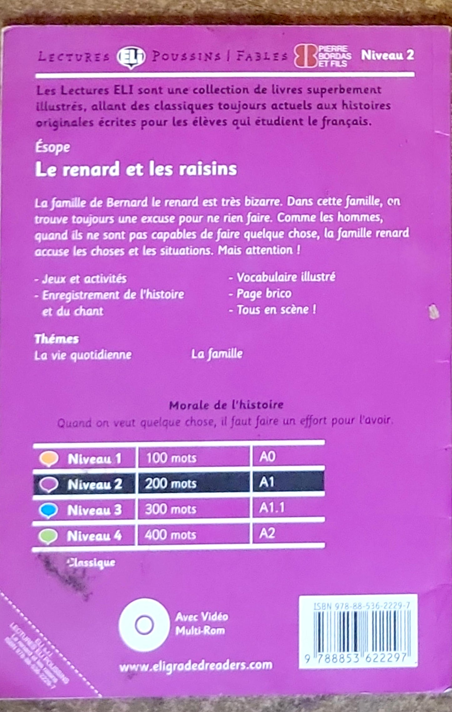 Le renard et les raisins