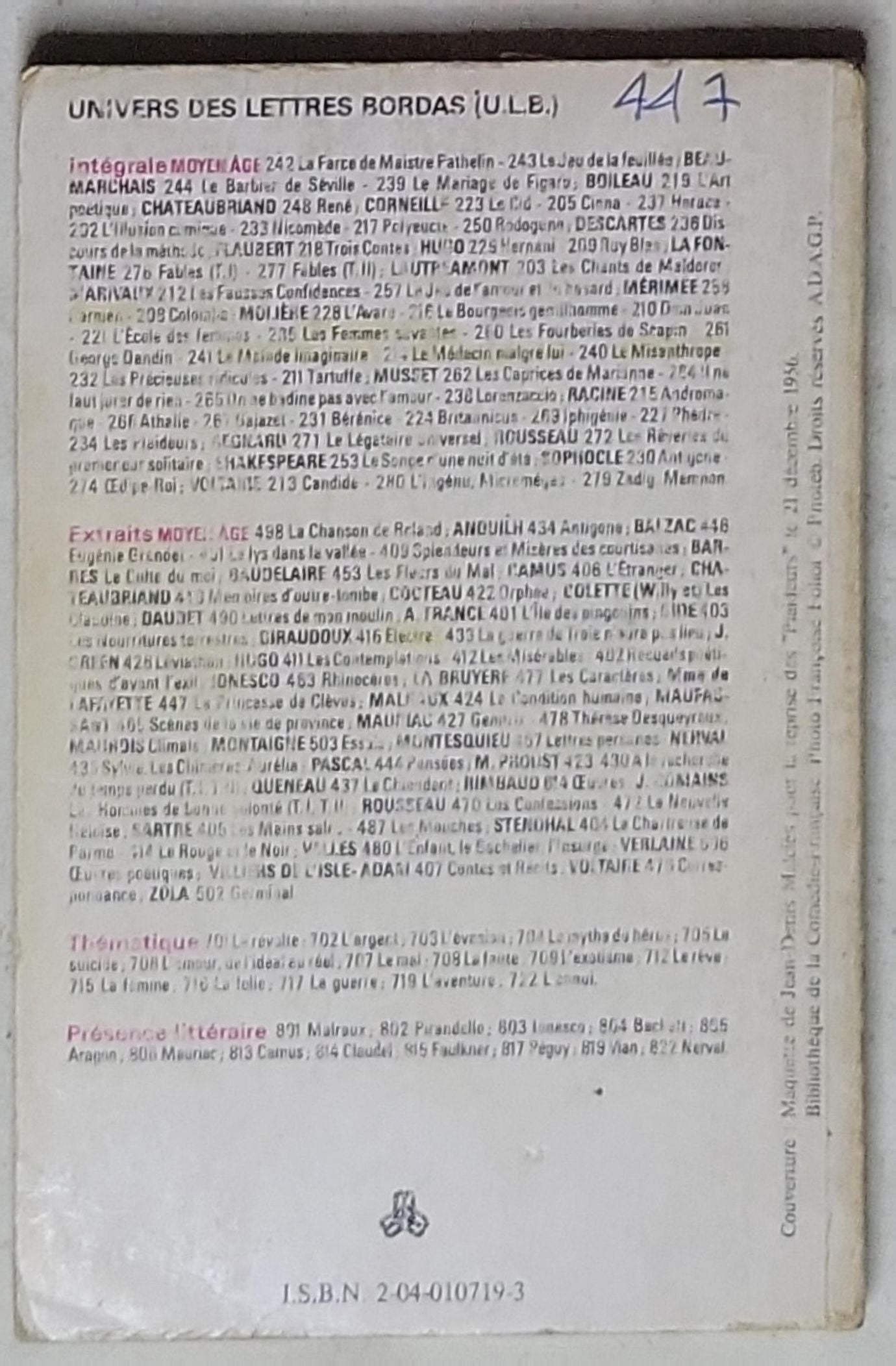 Les Plaideurs: Univers des Lettres Bordas (ULB) Étude critique illustrée | Texte intégral